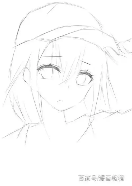 手绘教程《棒球帽女孩》漫画教学,一步一步带你画