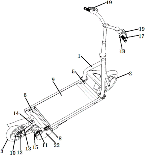 一种迷你漫步电动车的制作方法