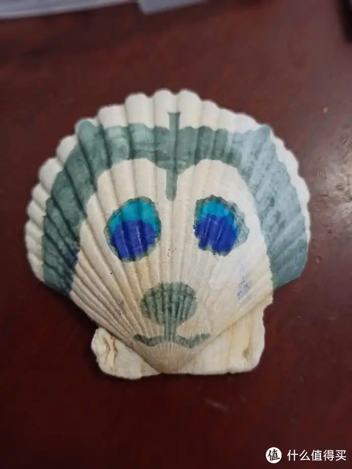 很有意思的亲子活动,用扇贝壳做手工.