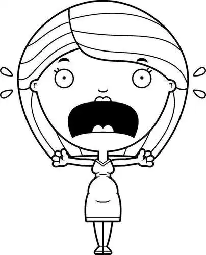 害怕的简笔画表情害怕的简笔画表情包