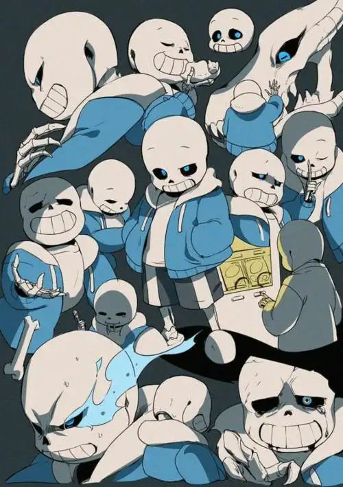 传说之下我变成sans