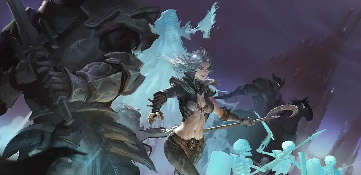 铁皮人教师作品毕满老师新作暗黑3死灵法师