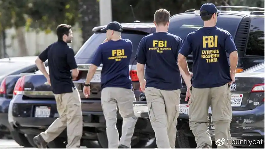 图为美国联邦调查局fbi特工(图片来源:ap photo)