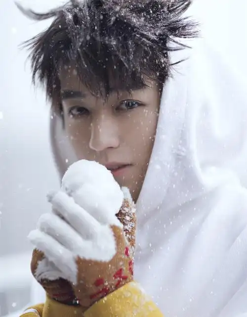 王俊凯冰雪大片释出 怀抱柴犬上演治愈系"笑容杀"