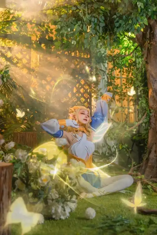 王者荣耀cos艾琳精灵之舞