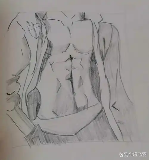 漫画—男—腹肌