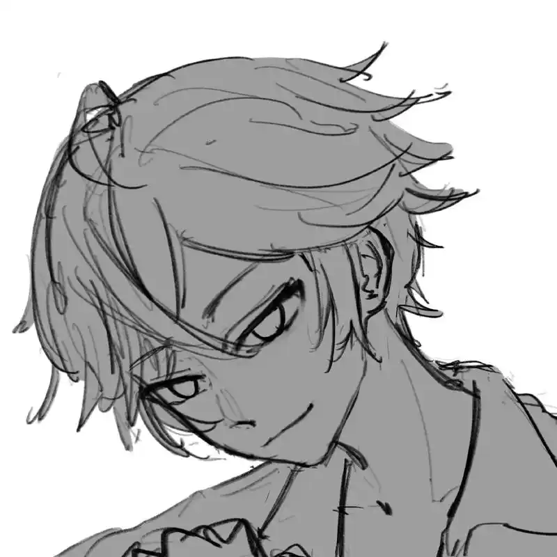 9#procreate绘画 #绘画 #帅哥 #稿件展示  - 抖音