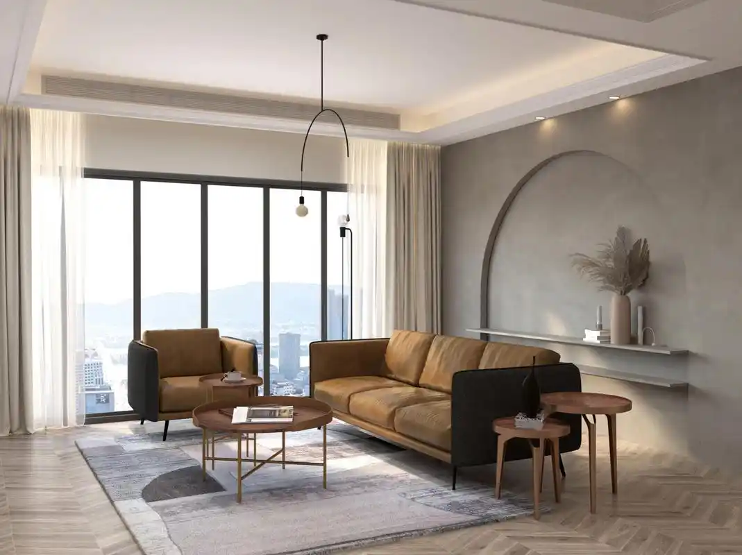 今天分享一组简单但高级的大地色简约风装修