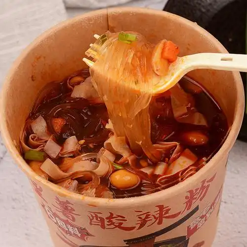 徽好 嗨吃家酸辣粉网红桶装整箱粉丝红薯粉螺蛳粉方便面速食6桶装