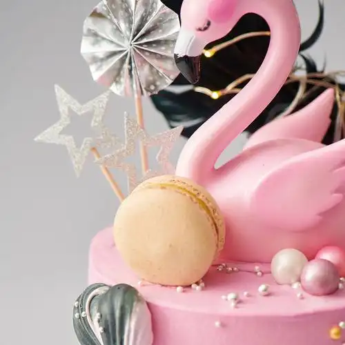 一期一会ins网红动物奶油 生日蛋糕女生火烈鸟抖音红书 北京同城