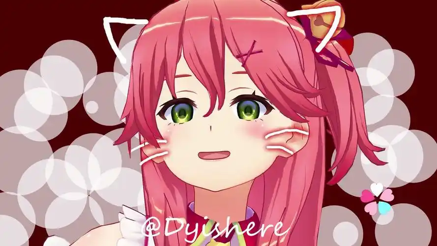 【动态壁纸】会动的sakura miko来了!35p狂喜