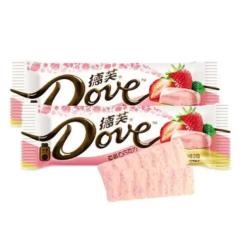 德芙草莓白巧克力 42g/块