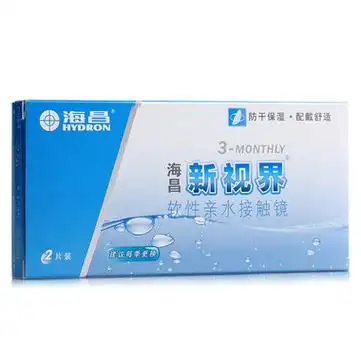 海昌 新视界隐形眼镜季抛 2片装 【 -1.75 】