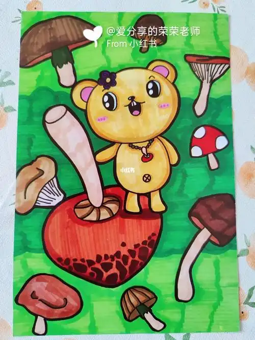 范画  #创意儿童画  #创意美术  #创意美术儿童画  #幼儿园美术