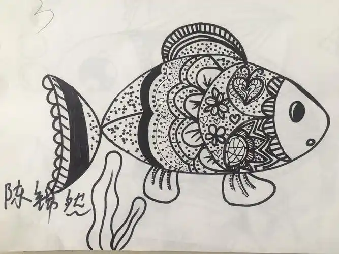 [笔尖下的黑白灰]--线描画选修课学生作品