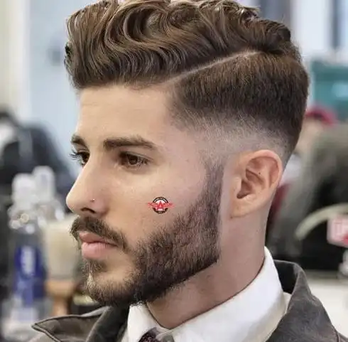 最流行的男士铲青短发 两边铲设计越剪越帅气_时尚男发 - 美发站