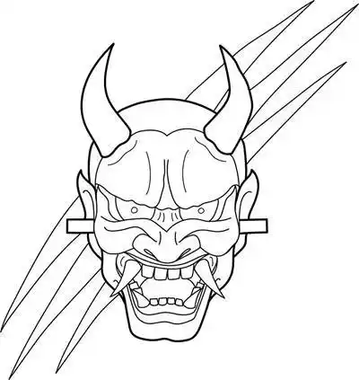 20张简单般若纹身手稿线条图片