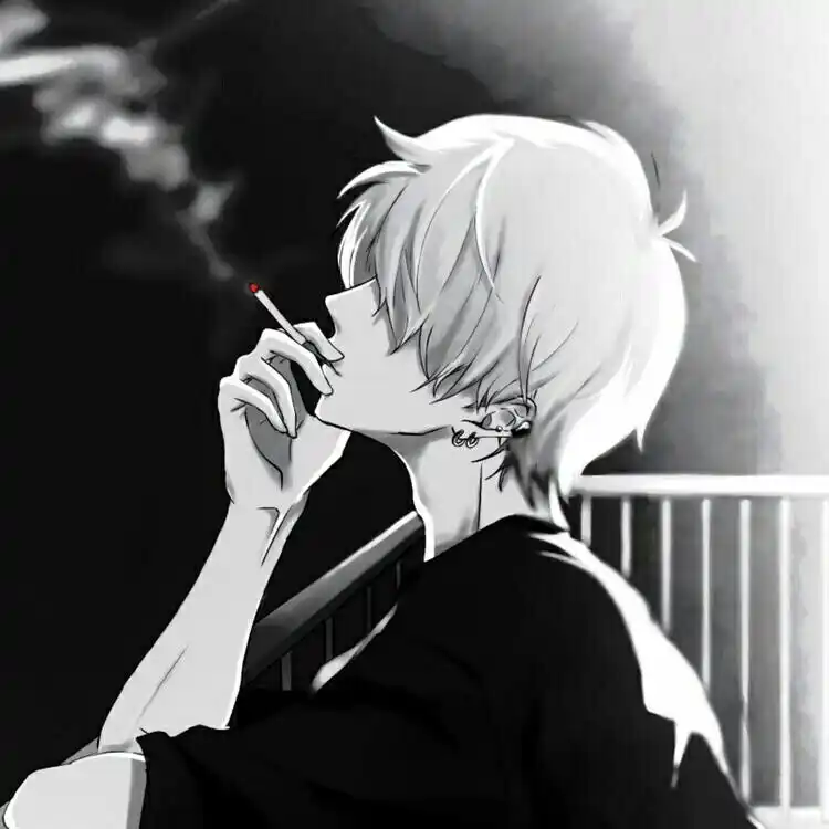 暗黑系|微丧系动漫头像男生(19)