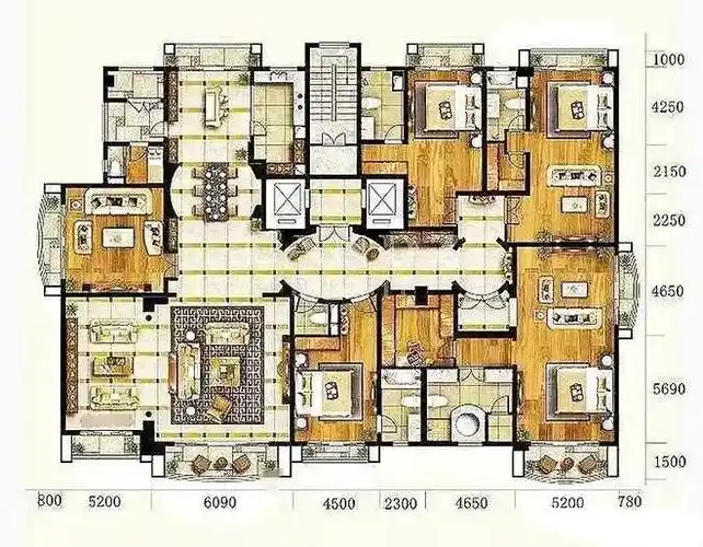 面积超过600平米的大平层户型你见过么今天它来了