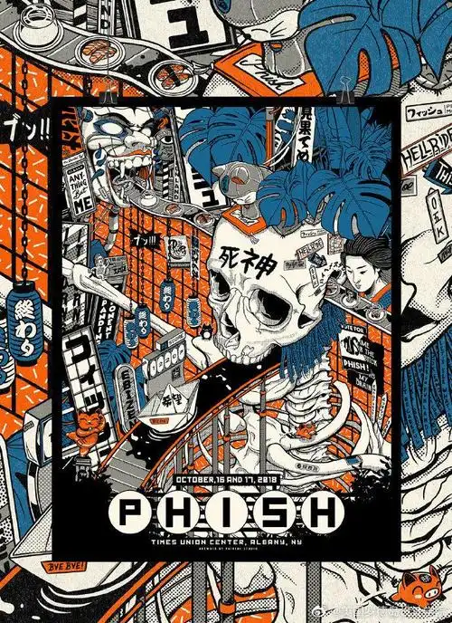 浓浓的日式复古插画风海报设计bypaihemestudio