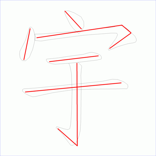 国字宇的笔顺6画