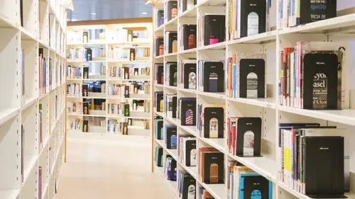 图书馆的书架,高清图片,电脑桌面-壁纸族