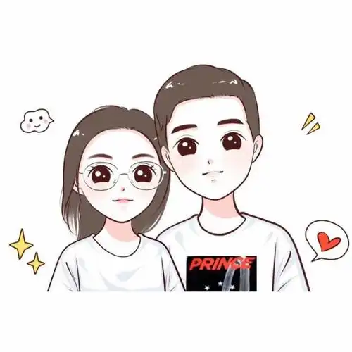 每次约画的朋友总会跟我说,画这个头像,就是为了给心爱的那个他一份