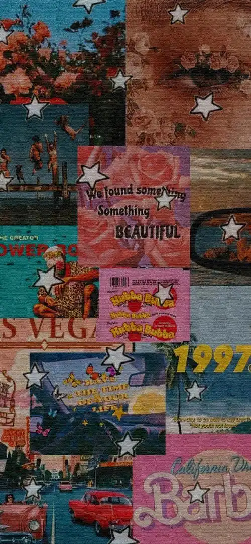 分享复古拼接壁纸 好喜欢93