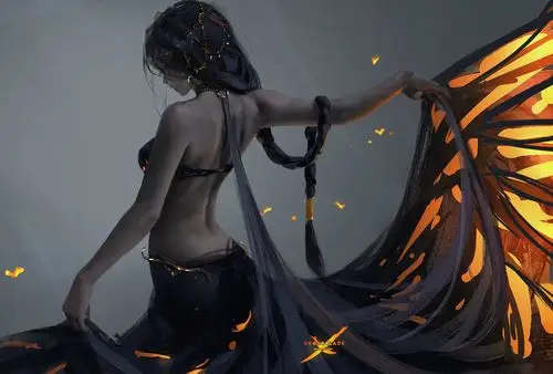 鬼刀#北漠公主.风玲6767 插画师:wlop - 堆糖,美图壁纸兴趣社区