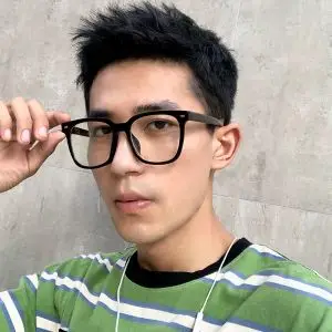适合大脸男士韩版商务黑色方框防蓝光学生配近视度数平光眼镜架女