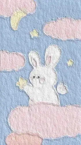 可爱的油画壁纸