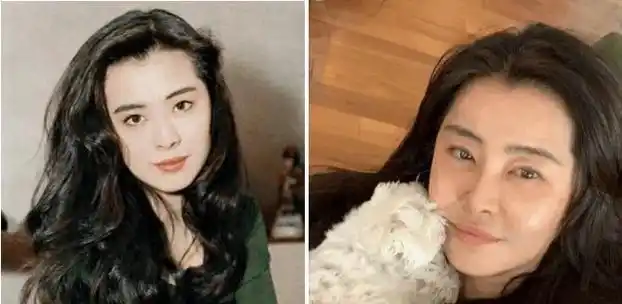 56岁王祖贤罕见露面穿纱裙又高又美就是嘴凸太影响颜值