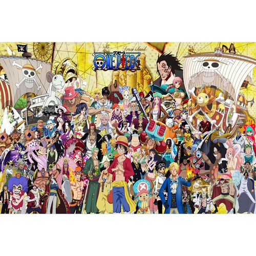 海贼王大合照【木质1000片-75*50