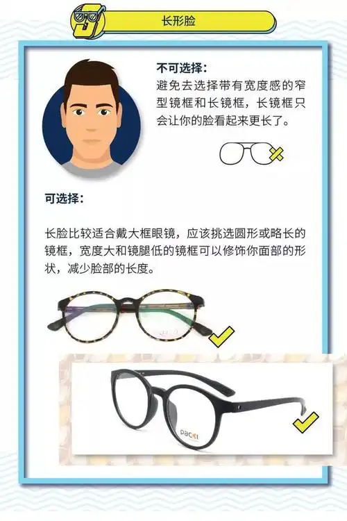 脸型与镜框的搭配小指南-男生篇