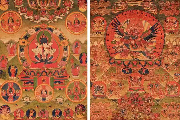 *1166 19世纪 中阴文武百尊