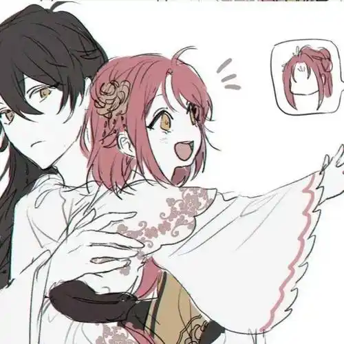 情头甜甜的动漫情侣头像