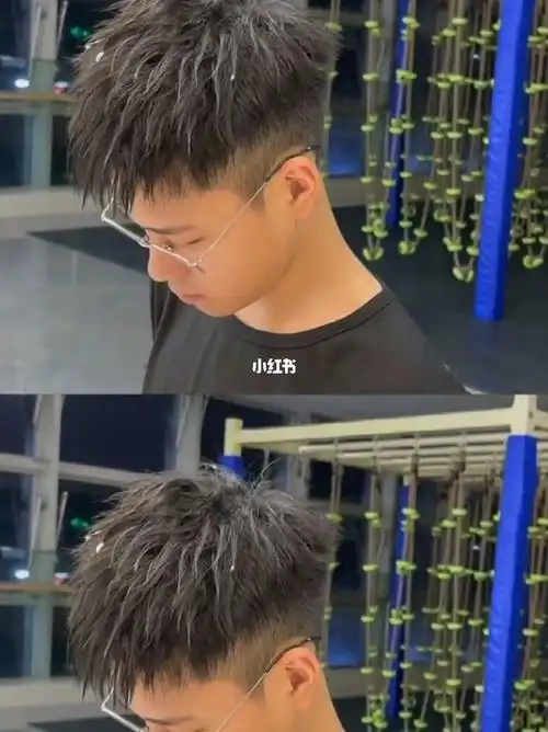 男生最帅摩根碎盖第五款觉得怎样南宁发型师男士烫发摩根碎盖潮男发型