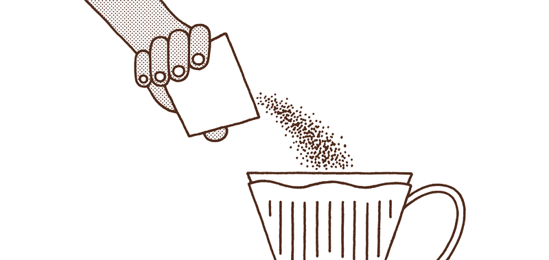 将铺平粉的上座放回咖啡壶上,然后使用手冲壶中