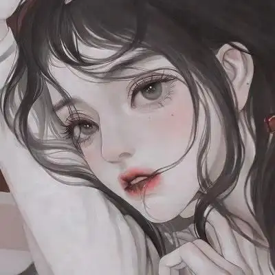 唯美质感动漫女生头像高冷伤感一点的