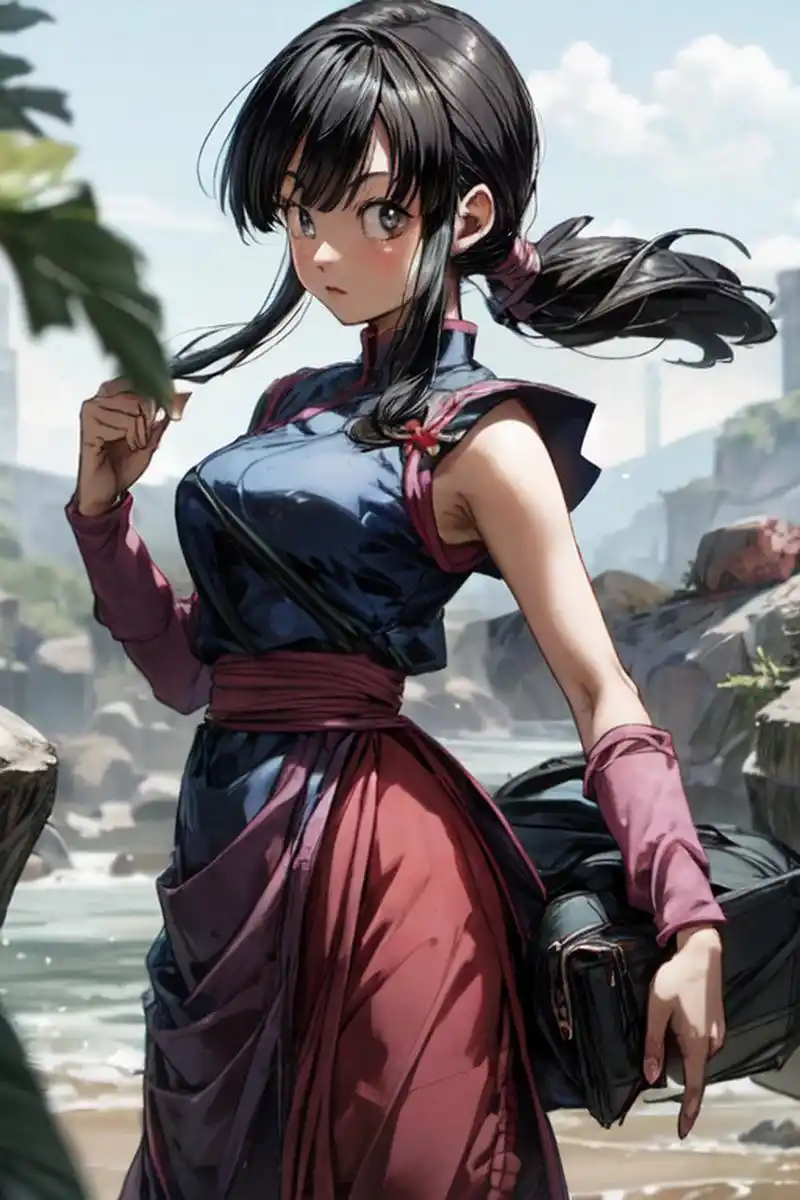 今天给大家分享七龙珠里面的女性角色,全部都是通过ai绘画完成的.