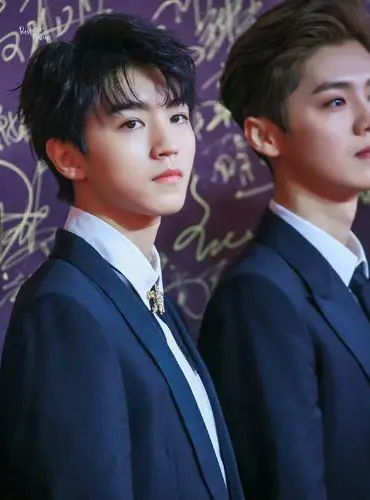 王俊凯又长高了和鹿晗一起走红毯差距慢慢拉开了