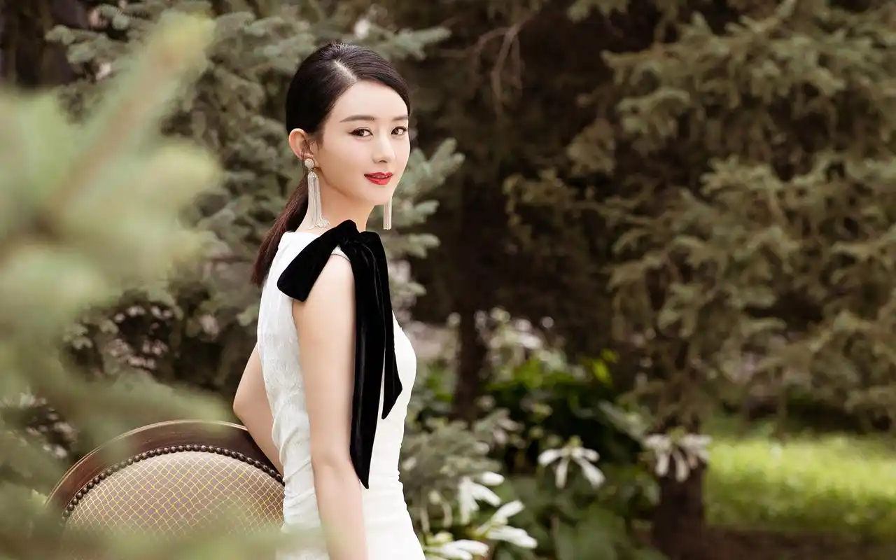 赵丽颖清雅性感图片桌面壁纸-大陆明星-手机壁纸下载-美桌网