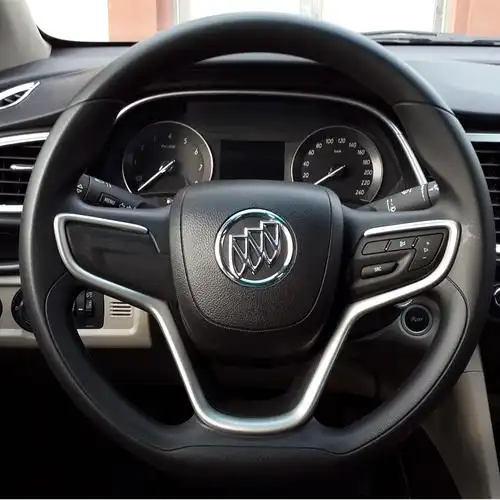 新英朗专用内饰装饰19款阅朗1518款17款别克英朗方向盘亮片改装后排出