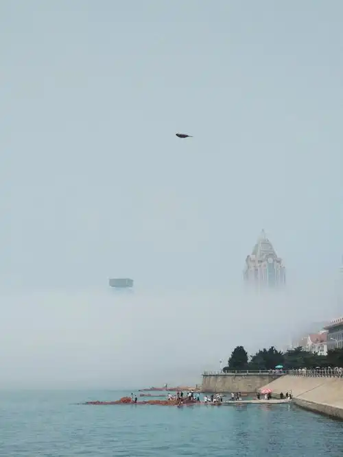 青岛的"海市蜃楼"