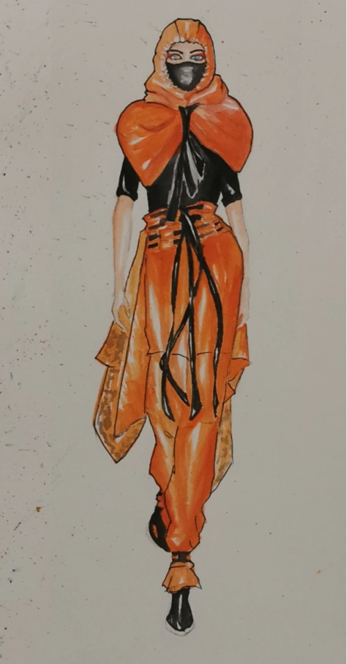 服工1909班《手绘时装画》-湖南工艺美术职业学院服装艺术设计学院