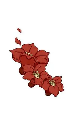 木棉花插画元素