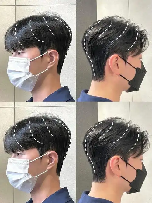 拯救一票直男蘑菇头韩式纹理感发型解析92