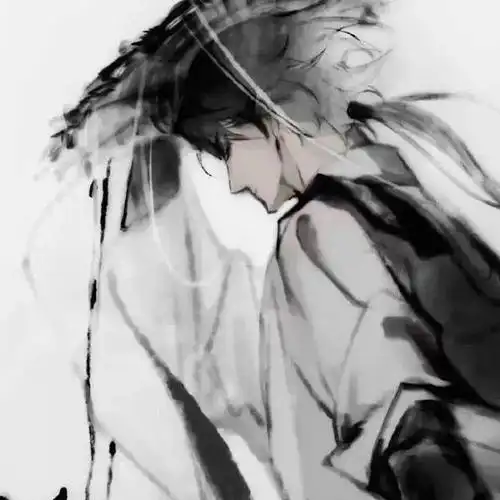 氛围感古风男头|孤独感拉满    #二次元新鲜事