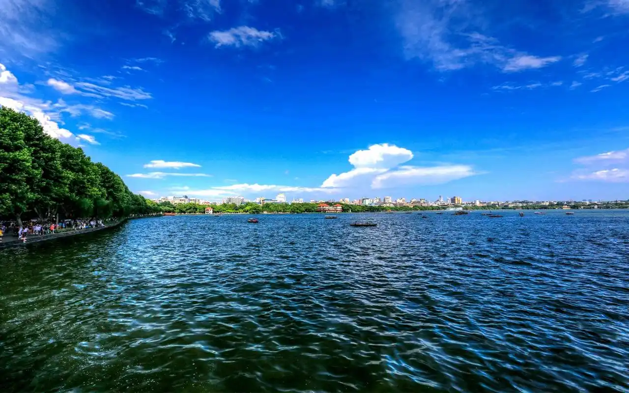 杭州西湖清新优美旅游风景图片壁纸