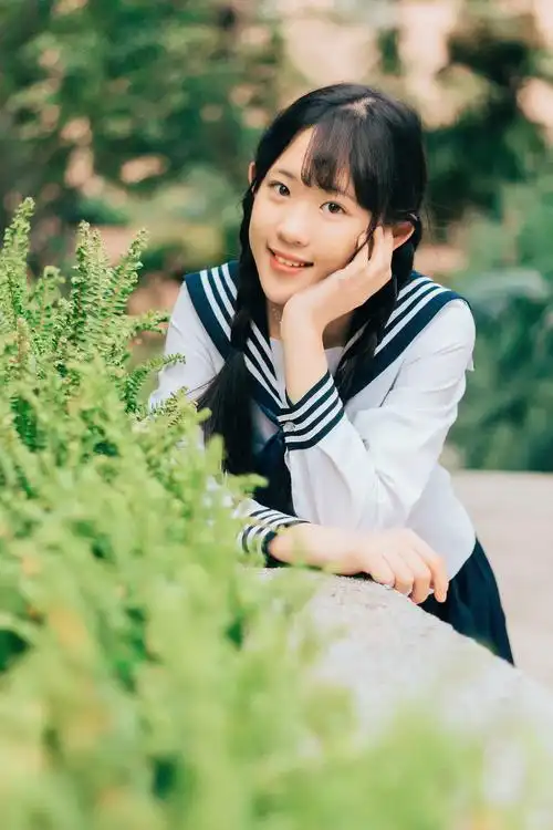 俏皮可爱美少女jk制服写真高清图片